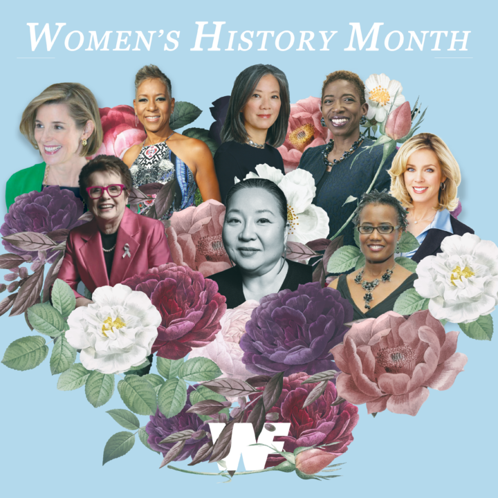 Womens history month banner 2022 square